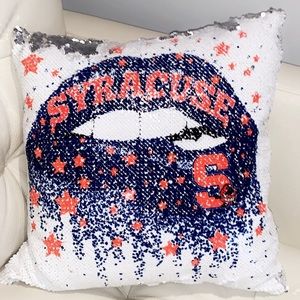 Syracuse custom lips pillow